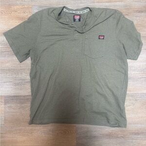 Wrangler Olive Henley XL Shirt for Men